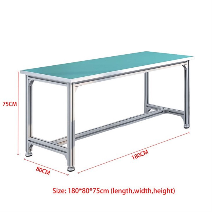 Industrial Flat Aluminum Profile Work Bench Table manufacturers